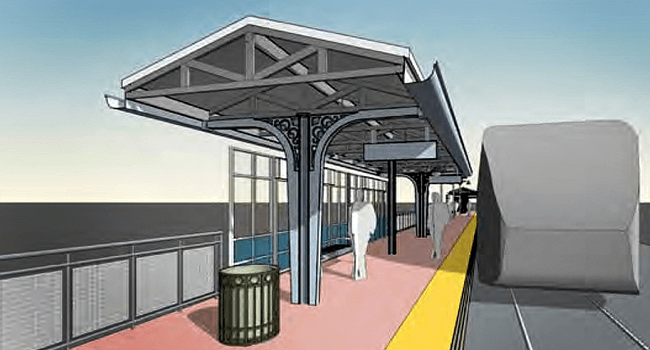 Side Platform Station Rendering